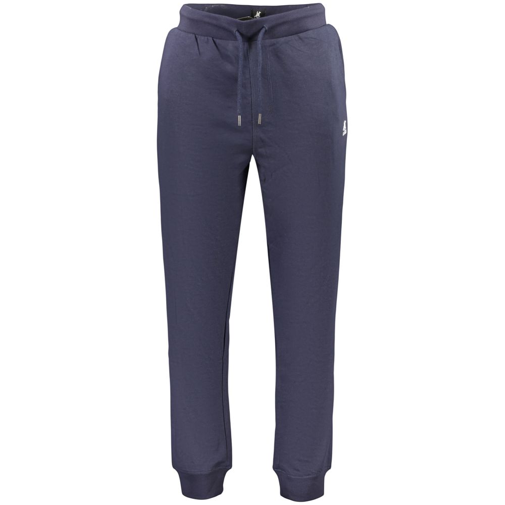Joggers by U.S. Grand Polo for men in cotton polyester blue & print presents a refined pantology silhouette, artfully defined by a refined pantology , long, and a sophisticated .