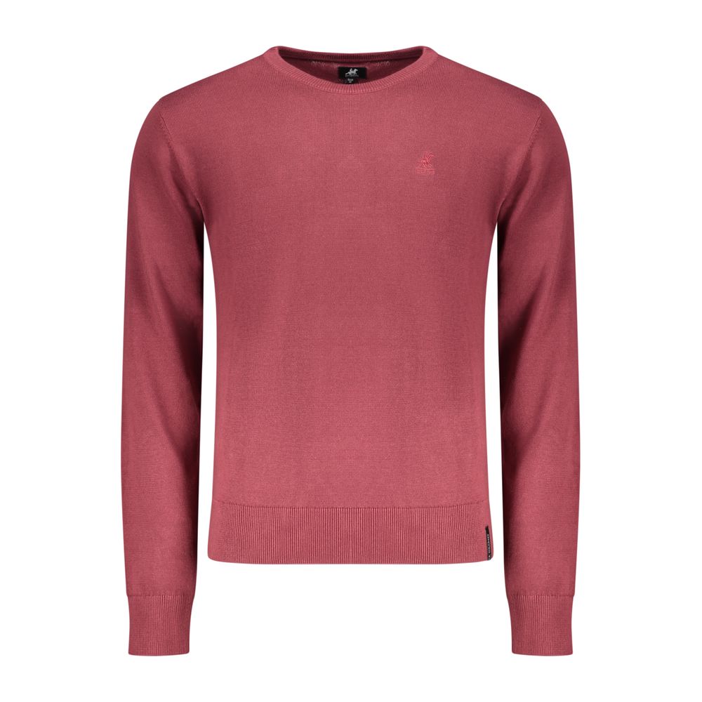 Sweatshirt by U.S. Grand Polo for men in polyamide cotton red presents a smart casual silhouette, featuring a smart casual crew neckline and for a sophisticated look.