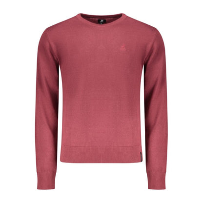 Sweatshirt by U.S. Grand Polo for men in polyamide cotton red presents a smart casual silhouette, featuring a smart casual crew neckline and for a sophisticated look.