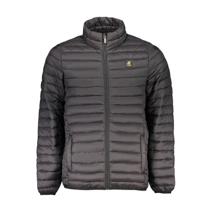 Windbreaker Jacket by U.S. Grand Polo for men in polyamide & polyester black & signature features an enduring silhouette, showcasing technical lightweight, pockets & windproof and a sophisticated for a truly enduring aesthetic.