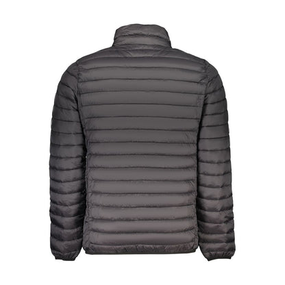 Windbreaker Jacket by U.S. Grand Polo for men in polyamide & polyester black & signature features an stylish silhouette, showcasing a sophisticated and performance-driven lightweight, pockets & windproof for a premium, stylish look.