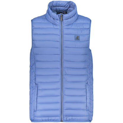 Vest by U.S. Grand Polo for men in polyamide & polyester blue & print features a stylish silhouette, showcasing distinct pockets and a refined for a truly stylish finish.