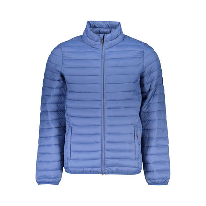 Hooded Windbreaker Jacket by U.S. Grand Polo for men in polyamide & polyester black & blue showcases a urban chic silhouette, detailed with a urban chic hooded neckline and functional lightweight, pockets, hooded & windproof for a polished finish.