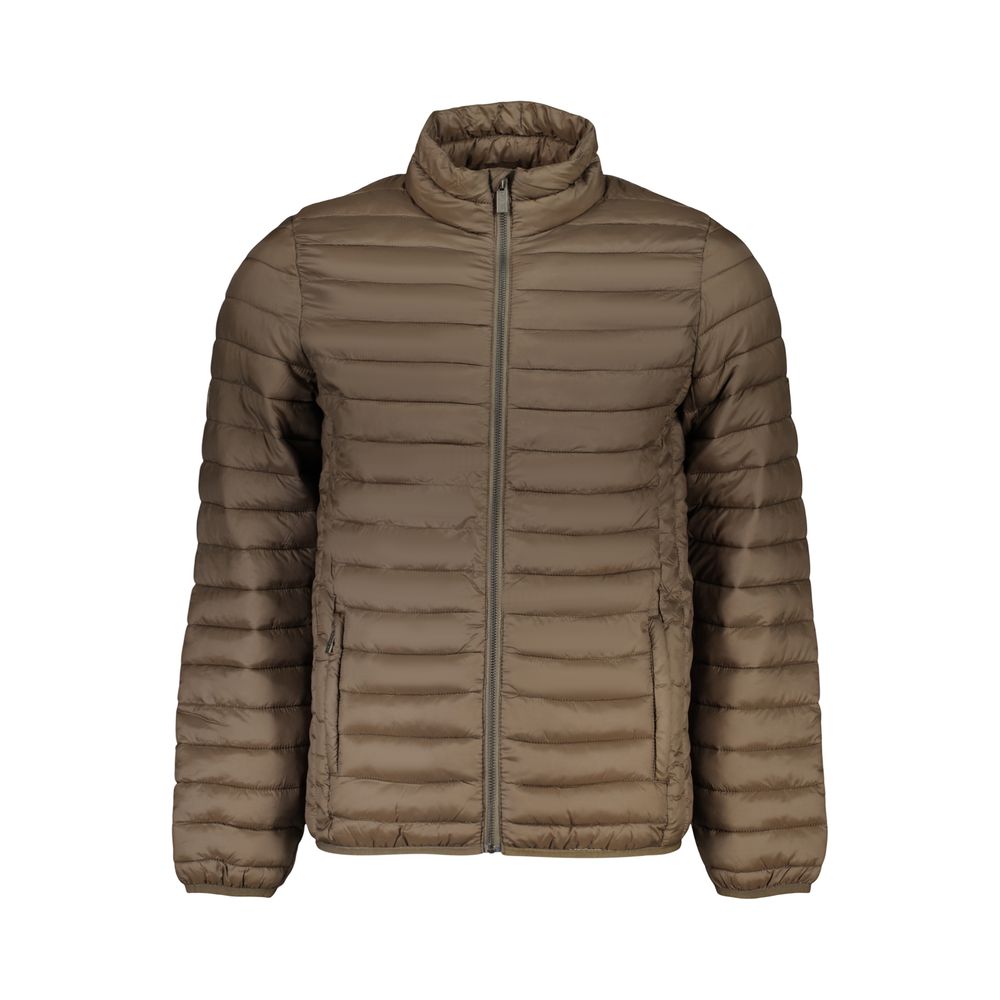 Windbreaker Jacket by U.S. Grand Polo for men in polyamide & polyester brown features an magnificent silhouette, showcasing the sophisticated and functional lightweight, pockets & windproof for a premium, magnificent look.
