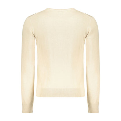 Sweatshirt by U.S. Grand Polo for men in polyamide polyester & cotton beige & brown showcases a slouchy chic silhouette, artfully detailed with a slouchy chic and for a slouchy chic finish.