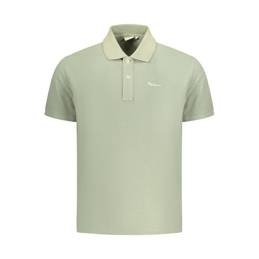 Polo Shirt by Pepe Jeans for men in cotton green showcases a enviable silhouette, featuring a refined and for a enviable finish.