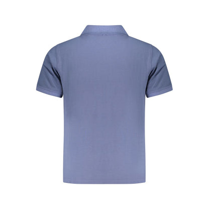 Polo Shirt by Pepe Jeans for men in cotton blue presents a sleek silhouette, featuring a refined and for a sleek finish.