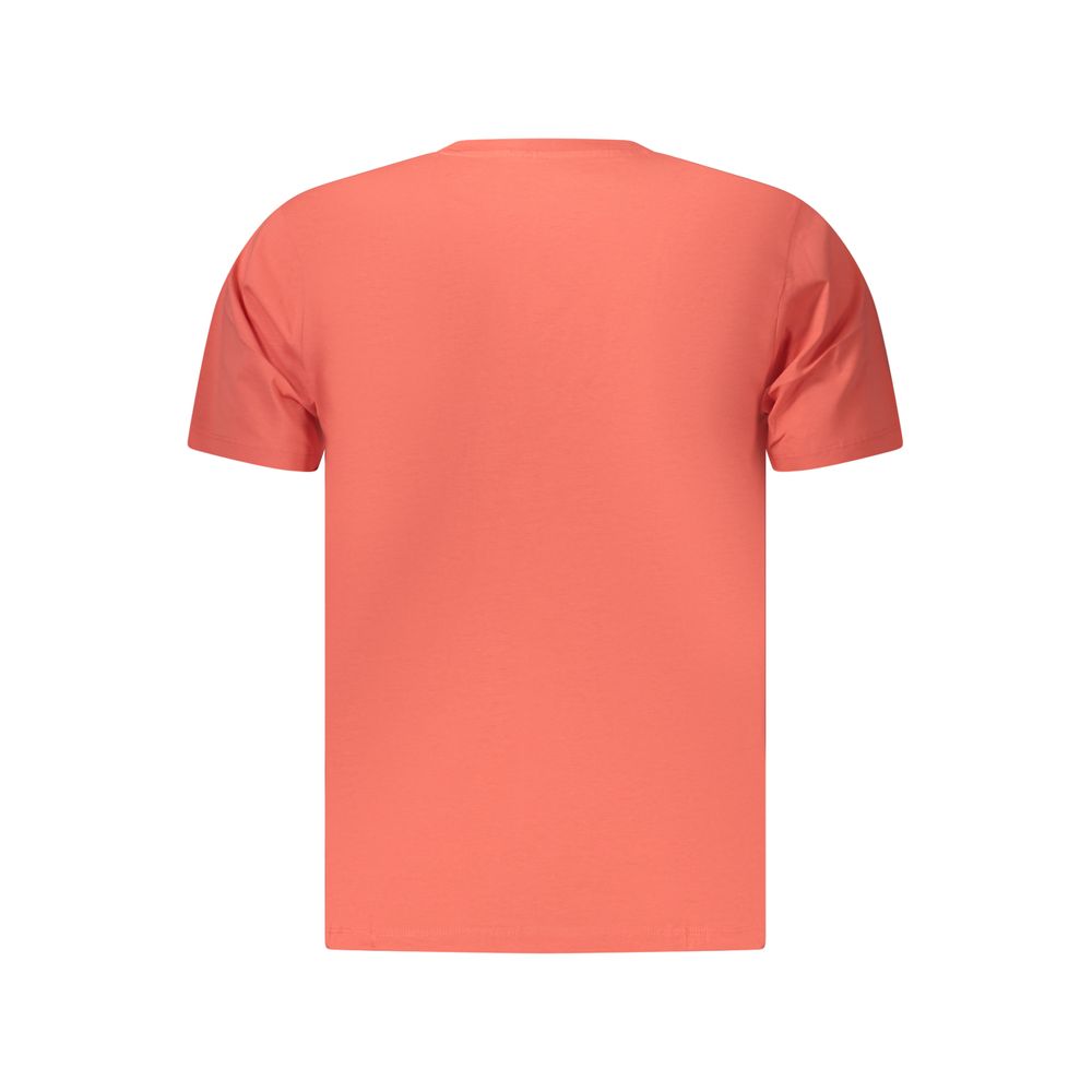 T-Shirt by Pepe Jeans for men in cotton pink showcases a chic silhouette, artfully detailed with a chic and for a chic finish.
