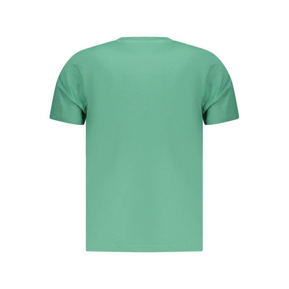 T-Shirt by Pepe Jeans for men in cotton green features an edgy silhouette, meticulously detailed with a sophisticated and for a truly edgy finish.