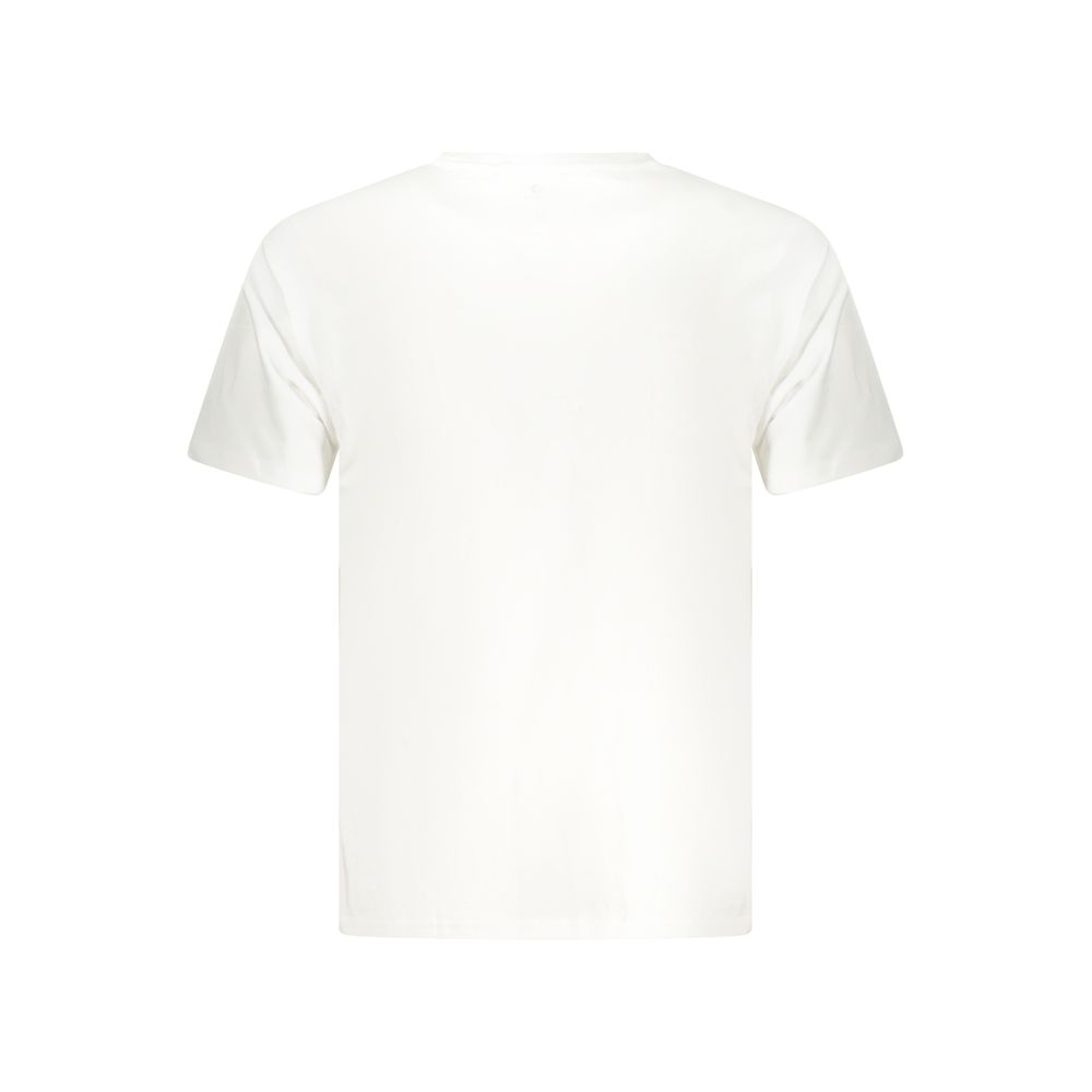 Activewear T-Shirt by Converse for men in cotton white features a dynamic silhouette with and enhanced by functional .