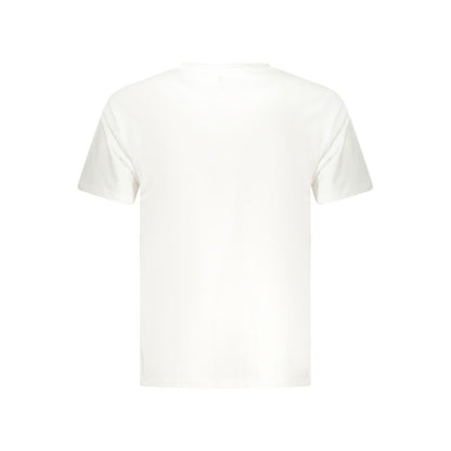 Activewear T-Shirt by Converse for men in cotton white features a dynamic silhouette with and enhanced by functional .