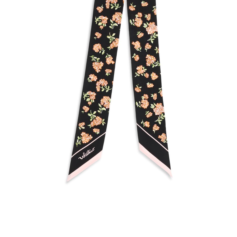 Scarf by Valentino Garavani for women in silk multicolor showcases a warm silhouette from the Silk Scarf collection, offering a warm drape that exudes sophisticated luxury.