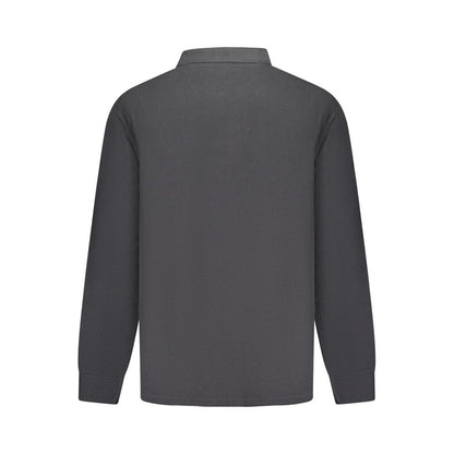 Polo Shirt by North Sails for men in cotton black & signature showcases a enviable silhouette, featuring a refined and for a enviable finish.