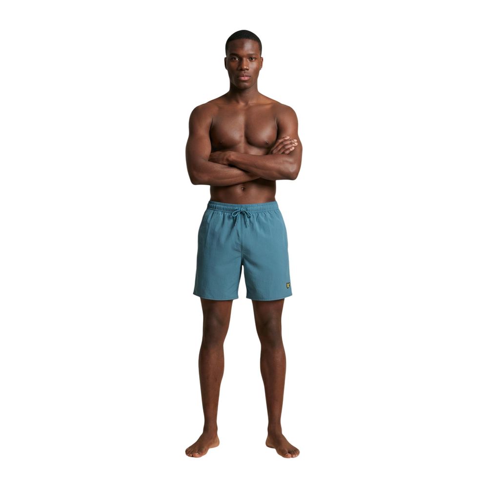 Lyle & Scott Men's Lightweight Polyamide Swim Shorts - Blue