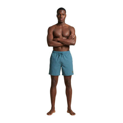 Lyle & Scott Men's Lightweight Polyamide Swim Shorts - Blue