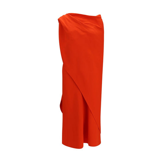 Dress by Balenciaga for women in silk multicolor features an magnificent silhouette, artfully detailed with a magnificent and that flows into an magnificent maxi long.