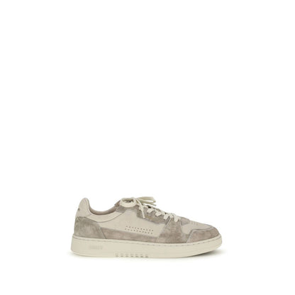 Axel Arigato Men's Low Top Bos Taurus Calf Suede Leather Sneakers - Gray Monogram