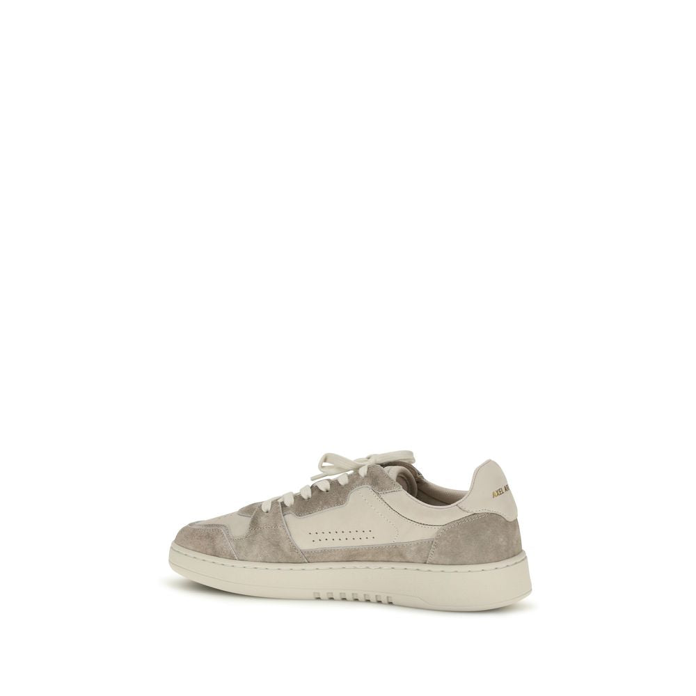 Axel Arigato Men's Low Top Bos Taurus Calf Suede Leather Sneakers - Gray Monogram