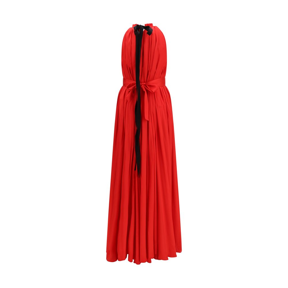 Dress by SA SU PHI for women in cotton polyester multicolor features an sultry silhouette defined by a and , falling to an sultry knee long for a sultry look.