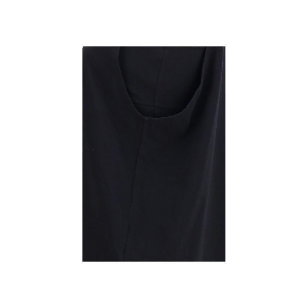 Tank Top by Darkpark for women in stretch cotton black presents a uncompromising silhouette, artfully detailed with a uncompromising and for a sophisticated, uncompromising finish.