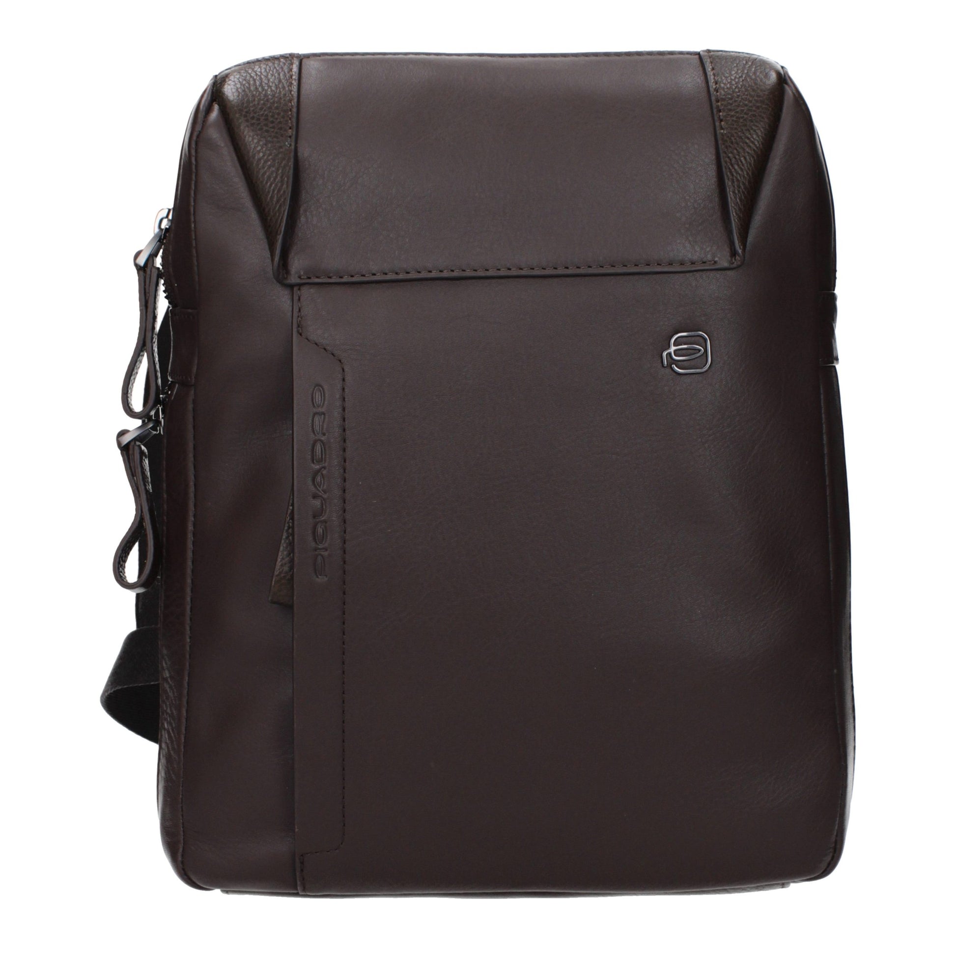 Crossbody Messenger Bag by Piquadro for men in leather brown features a artisanal Leather Crossbody Messenger Bag design with a secure , ample , and versatile crossbody-strap & adjustable-strap for a artisanal finish.