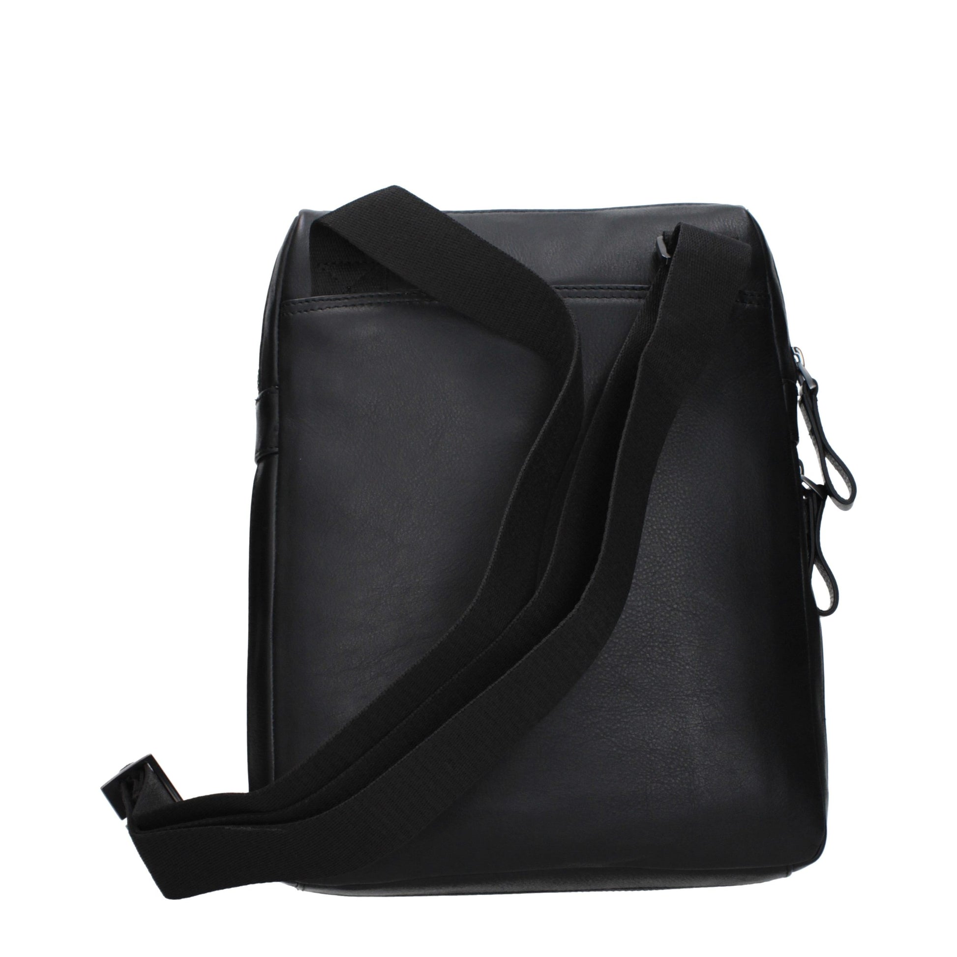 Crossbody Messenger Bag by Piquadro for men in leather black features a artisanal Leather Crossbody Messenger Bag design with a secure , ample , and versatile crossbody-strap & adjustable-strap for a artisanal finish.