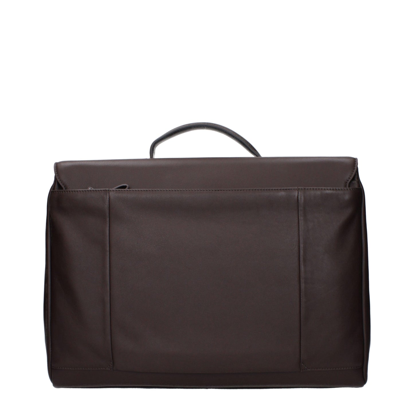 Briefcase by Piquadro for men in leather brown presents a contemporary silhouette from the Leather Briefcase collection, featuring a contemporary , ample laptop-compartment, and versatile adjustable-strap.