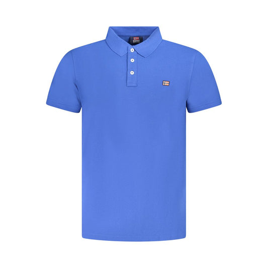 Polo Shirt by Norway 1963 for men in cotton blue features a eye catching silhouette, showcasing a refined and for a eye catching finish.