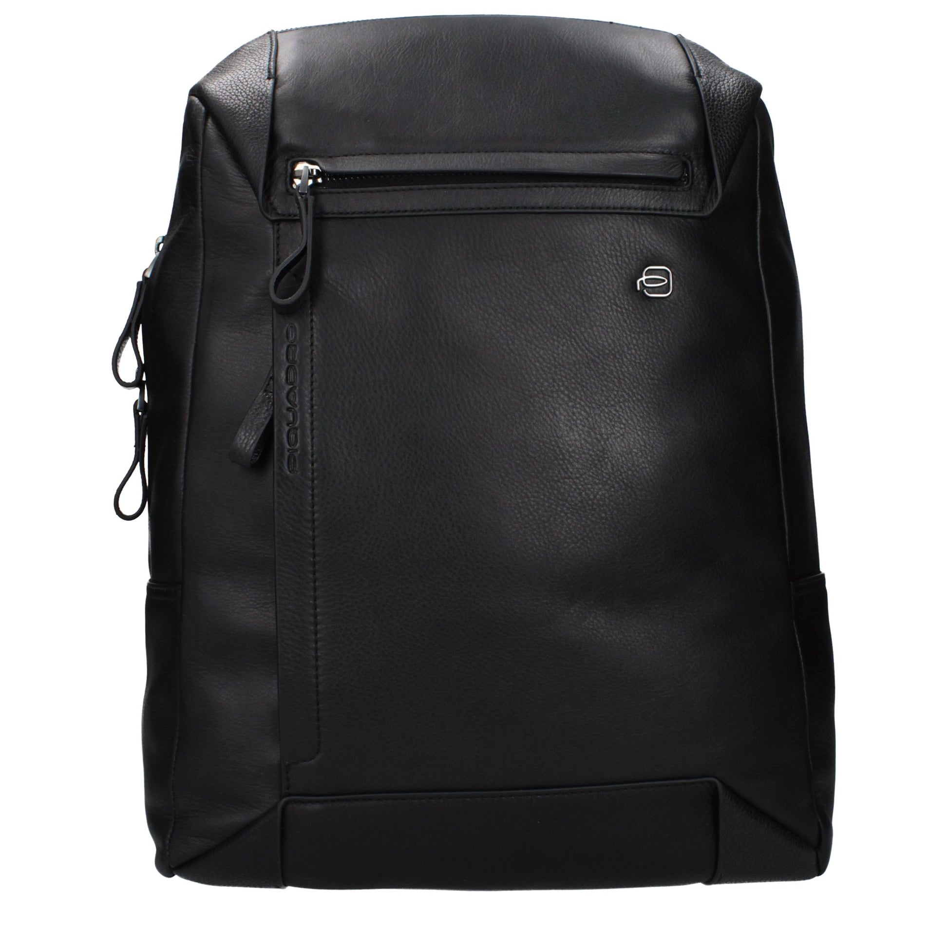 Backpack by Piquadro for men in leather black features a stately Leather Backpack design, showcasing a secure , ample , and versatile backpack-strap & adjustable-strap for a stately finish.