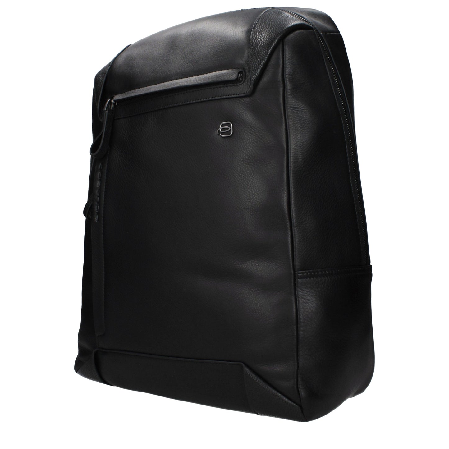 Backpack by Piquadro for men in leather black presents a stately Leather Backpack design, showcasing a secure with ample and versatile backpack-strap & adjustable-strap for a stately finish.