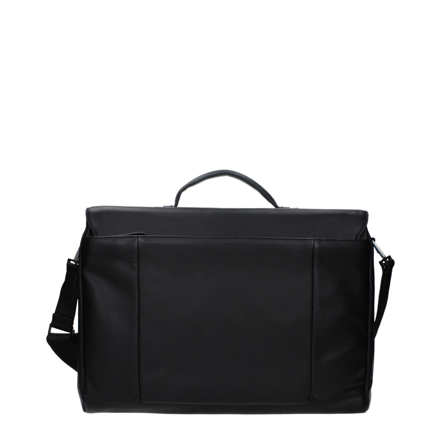 Piquadro Leather Briefcase - Black