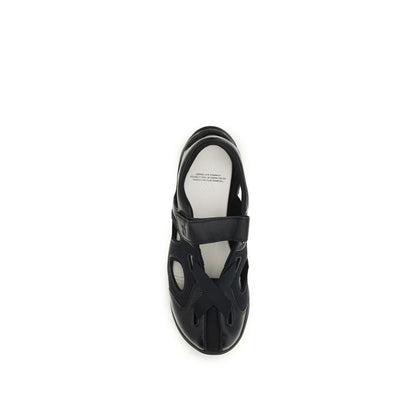 Flat Sandals by Y-3 for men in bos taurus suede calf leather black features an effortlessly chic silhouette from the Men's Bos Taurus Suede Calf Leather Flat Sandals collection, showcasing a effortlessly chic flat and elegant .