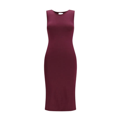 Dress by SA SU PHI for women in silk purple features an eye catching silhouette with a sophisticated , elegant sleeveless, and a refined long for a eye catching aesthetic.