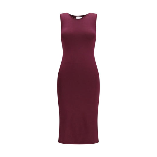 Dress by SA SU PHI for women in silk purple features an eye catching silhouette with a sophisticated , elegant sleeveless, and a refined long for a eye catching aesthetic.