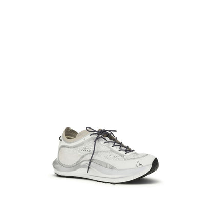 Athletic Sneakers by ROA for men in eva white showcases a architectural silhouette, artfully capturing the essence of the Men's Athletic EVA Sneakers with its signature architectural athletic style construction.