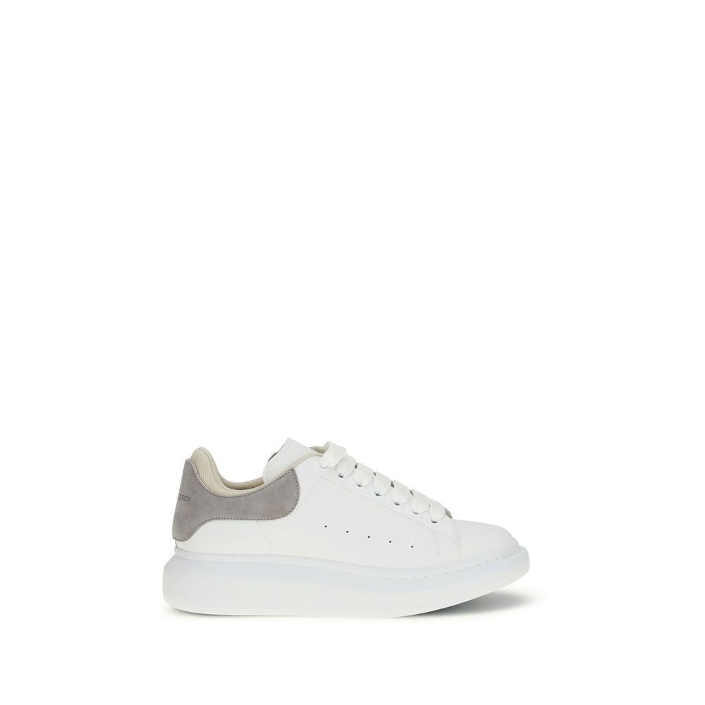 Sneakers by Alexander McQueen for men in bos taurus calf suede leather white & signature presents a impeccable silhouette as Men's Chunky Bos Taurus Calf Suede Leather Sneakers, expertly defined by a impeccable chunky style for a impeccable, high-fashion look.