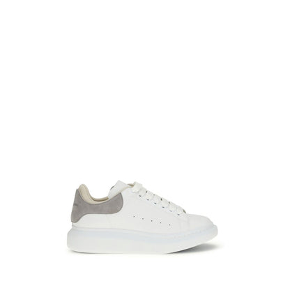 Sneakers by Alexander McQueen for men in bos taurus calf suede leather white & signature presents a impeccable silhouette as Men's Chunky Bos Taurus Calf Suede Leather Sneakers, expertly defined by a impeccable chunky style for a impeccable, high-fashion look.