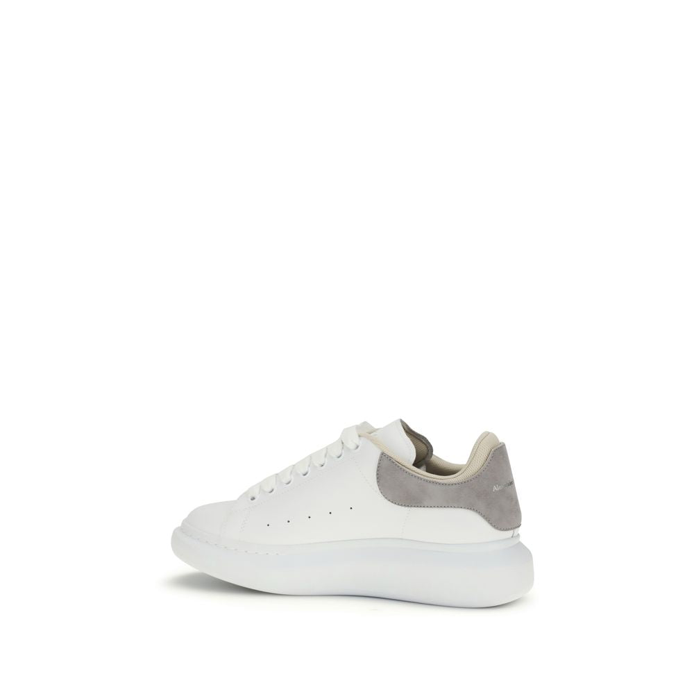 Sneakers by Alexander McQueen for men in bos taurus calf suede leather white & signature features an versatile design from the Men's Chunky Bos Taurus Calf Suede Leather Sneakers collection, highlighting a versatile chunky style for a premium, high-fashion look.