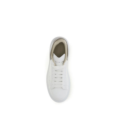 Sneakers by Alexander McQueen for men in bos taurus calf suede leather white & signature features an timeless silhouette from the Men's Chunky Bos Taurus Calf Suede Leather Sneakers collection, showcasing a signature chunky style with an timeless finish.