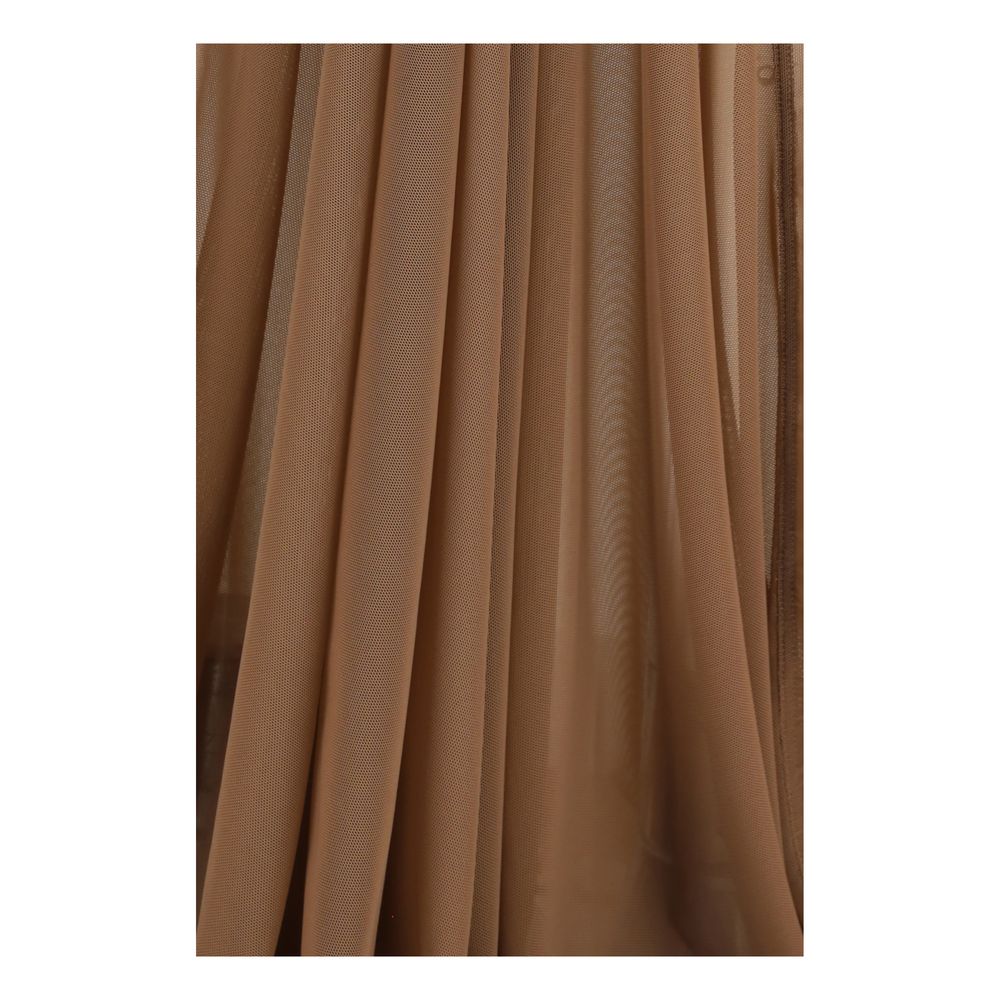 Dress by Rick Owens for women in stretch polyamide brown & transparent features an sultry silhouette defined by a and , falling to an sultry long for a sultry look.
