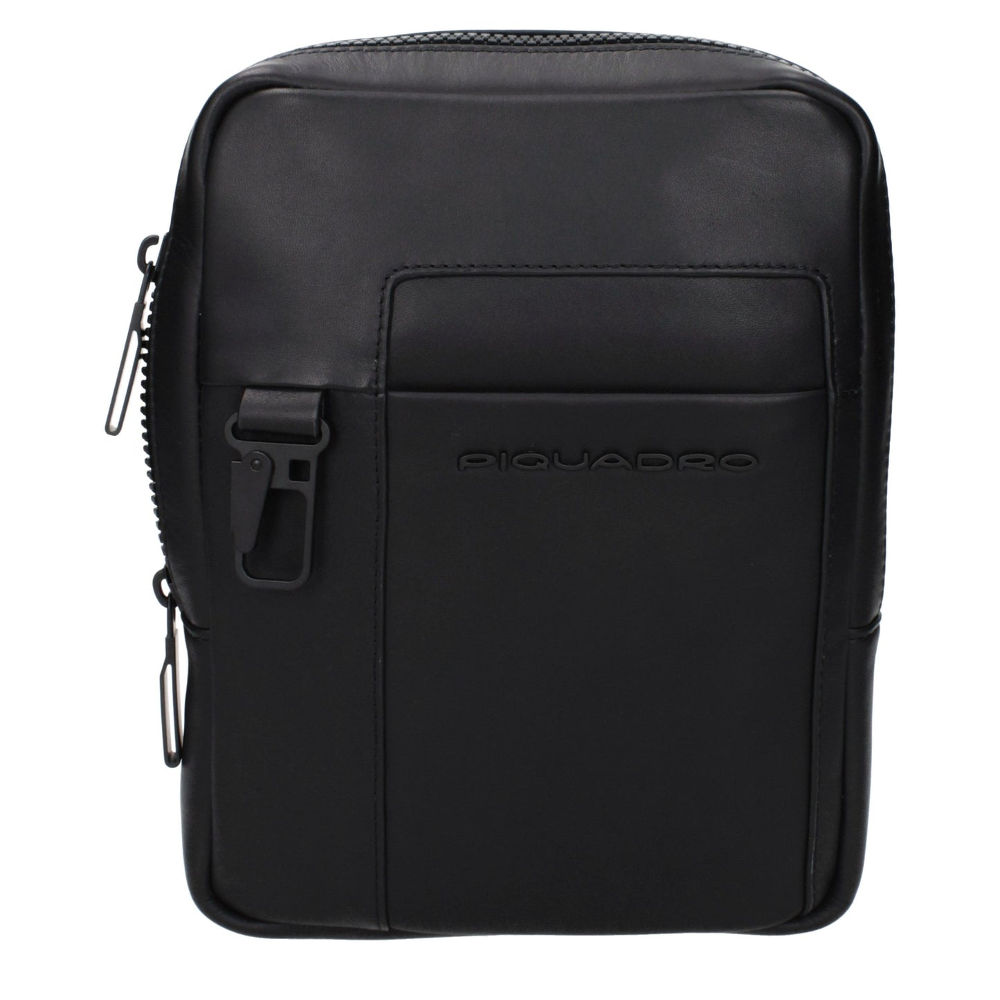 Crossbody Messenger Bag by Piquadro for men in leather black features a artisanal Leather Crossbody Messenger Bag design with a secure , ample , and versatile crossbody-strap & adjustable-strap for a artisanal look.