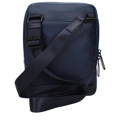 This Crossbody Messenger Bag by Piquadro for men in leather blue presents a versatile silhouette from the Leather Crossbody Messenger Bag collection, featuring a secure , ample , and versatile crossbody-strap & adjustable-strap.