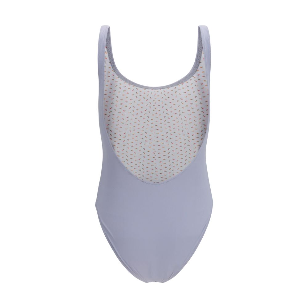 One-Piece Swimsuit by Kristina Ti for women in stretch polyamide gray, floral & print features an magnificent silhouette that beautifully showcases the elegant Women's Stretch Polyamide One-Piece Swimsuit design with a magnificent fit.