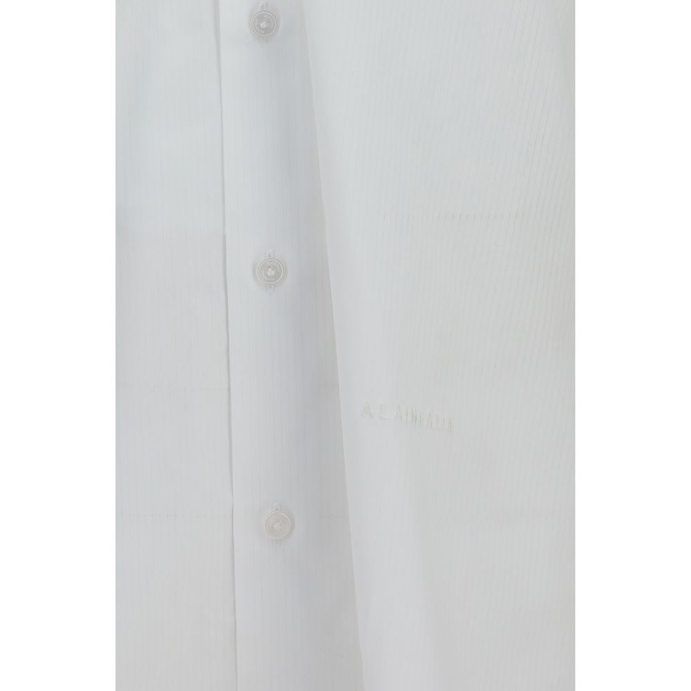 Shirt by ALAINPAUL for women in cotton white showcases a sublime silhouette, artfully detailed with a sublime and for a sophisticated, sublime finish.