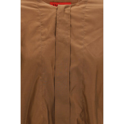 The Latest Brown Lycra Shirt