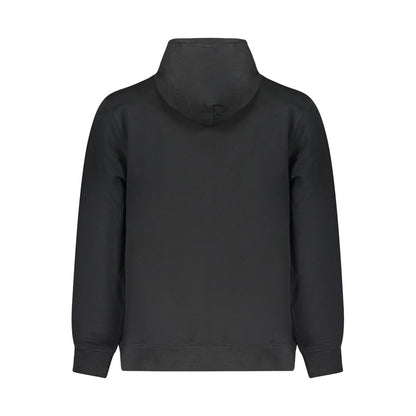 Hooded Sweatshirt Hoodie by Converse for men in cotton black showcases a city-ready silhouette, artfully detailed with a signature and for a city-ready finish.