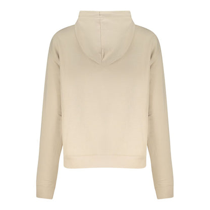 Hooded Sweatshirt Hoodie by Converse for women in cotton beige & print features a slouchy chic silhouette, detailed with a slouchy chic and a signature for an elevated aesthetic.