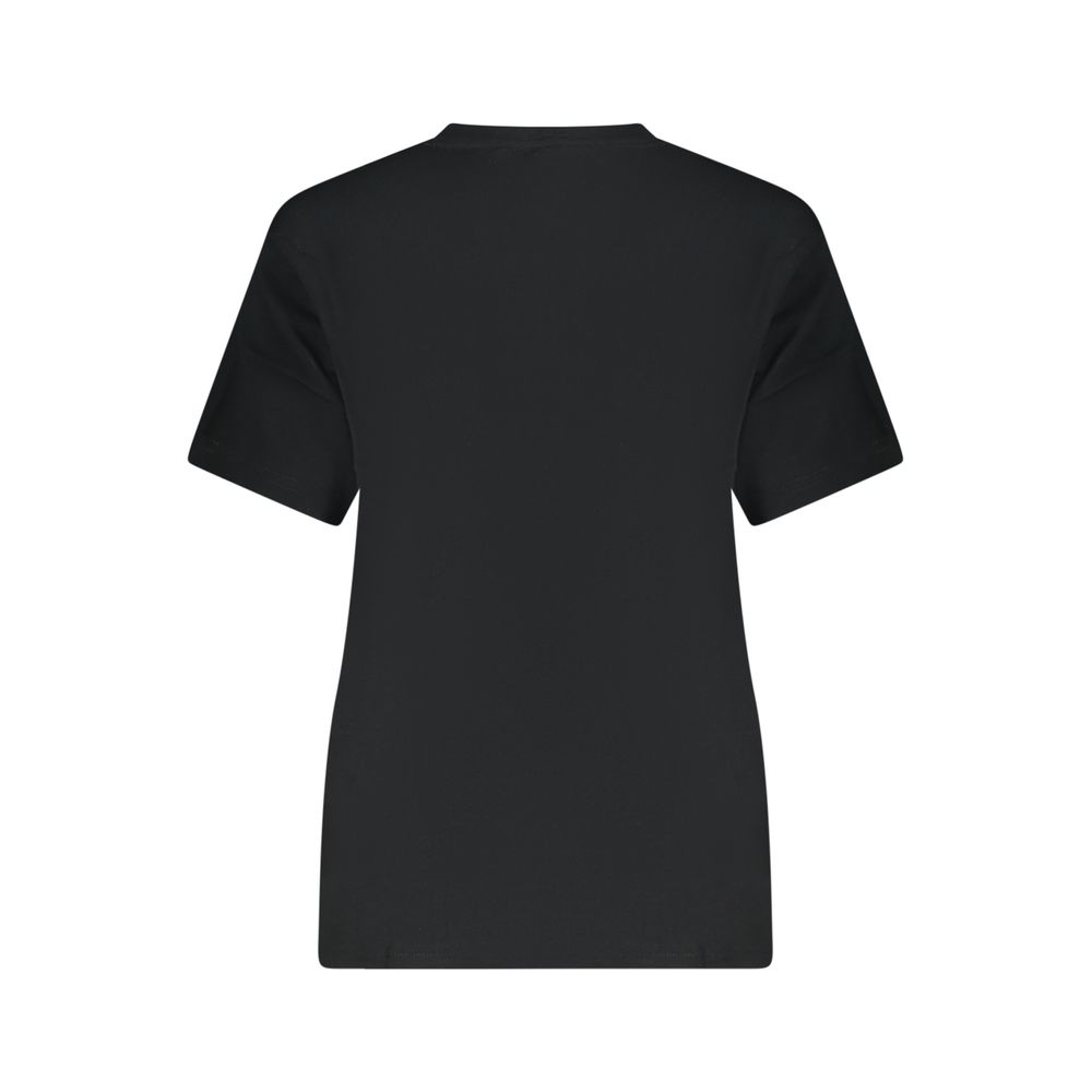 Polo Shirt by Converse for women in cotton black & print presents a sleek silhouette, featuring a refined and for a sleek finish.