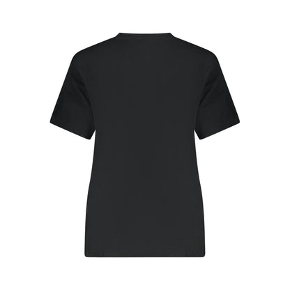 Polo Shirt by Converse for women in cotton black & print presents a sleek silhouette, featuring a refined and for a sleek finish.