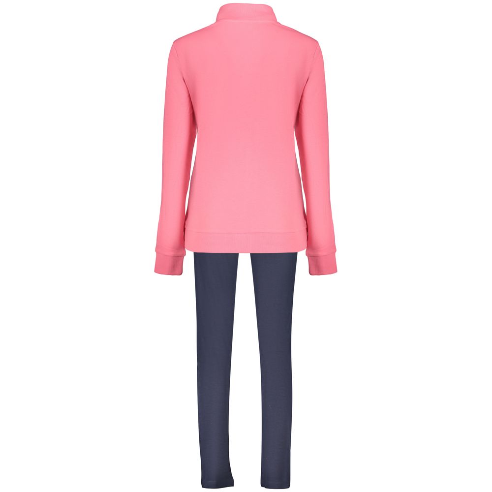 Sweatshirt by Freddy for women in cotton & rhinestone blue, pink & print showcases a slouchy chic silhouette, artfully detailed with a slouchy chic and for a slouchy chic finish.